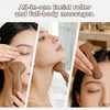 Kintegood Wooden Copper Bead Massager Double End Tool For Face And Eyes