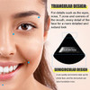 Blaaroom 6 Pcs Velvet Triangle Powder Puff Triangular Design Makeup Soft Sponge Puff For Face Exquisite Eyes Contouring For Loose Mineral