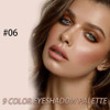Cakaila Brown Eyeshadow Palette Neutral Nude Brown Smokey Eye Shadow Palette Rose Gold Bronze Naked Cream Eyeshadow Palette Makeup Natural