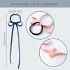 Hltoo Hair Ties 10Pcs Long Silk Ribbon Hair Bows Colourful Hair Bands With Bow Elastics Scrunchies Long Ponytail Holder For Women And Girls