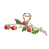Red Strawberry Claw Clip Hair Clips For Women Girls Cute Metal Hair Claw Clips Hair Clip Strawberry Strong Non Slip Hold Accessories Clips