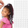 120 Pcs Silicone Hair Beads For Women Girls Braids Soft Colorful Pony Beads Bulk For Kids Girls Women Hair Accessories For Braids