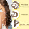 5Pcs Banana Clips For Women Thick Thin Hair Small Banana Hair Clips Classic Banana Clip For Hair Curly Hair Styling Curly Lady Ponytail
