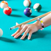 Billiard Ball Themed Acetate Hair Clip And Beaded Bracelet Set For Women Girls Billiards Enthusiasts Gift
