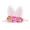Kidocheese Baby Girl Easter Bunny Ears Headbands Rabbit Ears Nylon Hairband For Newborn Infant Toddler Hair Accessories