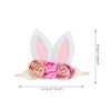Kidocheese Baby Girl Easter Bunny Ears Headbands Rabbit Ears Nylon Hairband For Newborn Infant Toddler Hair Accessories