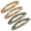 4Pcs Large Snap Hair Clips For Women Acetate Hair Clip Snap Barrettes For Girls Medium Hair Accessories 3.5Inch Green