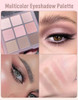 Wugbc 9 Colors Nude Eyeshadow Palette Matte Beige Light Brown Eye Shadow Makeup Kit Blendable Highly Pigmented Natural Everyday Eye Looks
