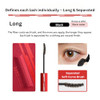 3650 Tubing Mascara Long Wearing Lengthening Mascara In Black Smudge Proof Flake Free And Easy Removal