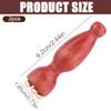 Fukaisu 2Pcs Sandalwood Facial Massage Tools Wooden Mini Ice Roller