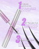 Black Washable Metal Wand Mascara For Lashes Waterproof Mascara For Women