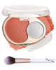 Blush And Highlighter Palette 2 In 1 Orange Blusher Pearl Shimmer Highlighter Matte Blusher And Bronzer For Face Cheeks Longlasting