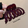 Red Large Hair Clips For Girls Vintage Hair Claw Clips For Thick Hair Claws 3.54 In Hair Clip Plastics Clips For Hair Barrettes Non Slip