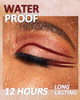 Burgundy Red Mascara And Eyeliner Set Waterproof Mascara Makeup For Women