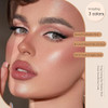 Wugbc 3 Pcs Cream Eyeshadow Sticks Set Highly Pigmented Long Lasting And Creaseproof Matte Glitter Eye Shadow Sticks Easy Blendable Shimmer