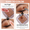 Multichrome Chameleon Eyeshadow Palette Shimmer Sparkle Eye Makeup 10