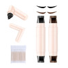 Hubaltuye 2Pcs Rotating Eyeliner Stamp Pen With 100 Dual Ended Cotton Swabs Waterproof Smudge Proof Wing Eyeliner Stamp Easy To Create