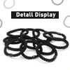 Chuangdi 12 Pcs Braided Hair Ties Elastic Hair Bands For Women Black