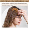 Moreinday Wooden Comb Wide Tooth Comb For Scalp Massage And Distribute Oils
