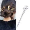 10Pcs Cute Spooky Skeleton Hands Bobby Pins 2.5 Halloween Hair Clips Women Girls Accessories Silver