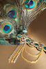 Babeyond 1920S Flapper Headband Peacock Feather Headpiece Gatsby Accessories For Women Sequined Showgirl Headpiece Style 9