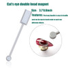 Jerclity 5 Pieces Nail Magnet Stick Cat Eye Magnet Tool Double Headed Nail Art Magnet Stick Set Magnet Wand Strong Magnet Stick For Home Diy