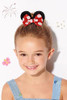 Women S Sequins Hair Bow Scrunchies Velvet Mouse Ear Hair Ties For Ponytail Party Favors Cosplay Costume Cute Accessories Red Black