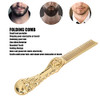 Foldable Hair Comb For Men And Women Anti Static Zinc Alloy Pocket Hairdressing Brush Mini Beard And Mustache Styling Tool Folding Barber