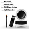 Erinde Purple Gel Eyeliner Waterproof Cream Eyeliner Gel Pot High Intensity Pigments Long Lasting Smudge Proof Eye Liner Halloween Makeup