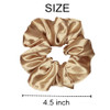 12 Pcs Satin Silk Scrunchies Soft Hair Ties Fashion Hair Bands Hair Bow Ropes Elastic Bracelets Ponytail Holders Hair Accessories For Women