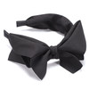 Wantgor Women S Wide Turban Headbands With Knotted Bowknot Hair Hoop And Bows Accessories Black