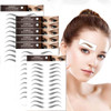 77Pairs Eyebrow Tattoo Stickers 4D Hair Like Waterproof Natural Fake Eyebrow Stickers Long Lasting Eyebrow Grooming Shaping Perfect For