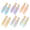 Leezmark 12 Pcs No Bend Creaseless Hair Clips For Women Salon Styling Flat Clips For Makeup And Girls