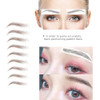 7Sheets Eyebrow Tattoo Stickers 4D Hair Like Waterproof Natural Fake Eyebrow Stickers Long Lasting Eyebrow Grooming Shaping Perfect For