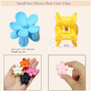Qckarobe Small Flower Hair Claw Clips For Women Girls Hair Clips 12 Pcs