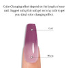 Maychao 15Ml Color Changing Gel Nail Polish 1Pc Indigo Coral Temperature Change Gel Polish Soak Off Nail Polish Nail Art Manicure Salon Diy