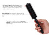 Perfehair Round Hair Brush 1.8 Inch Boar And Nylon Bristle Volumizing Roller Hairbrush For Women Or Men S Short Medium Fine Thin Hair Blow