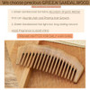 Moreinday Wooden Comb For Hair And Beard For Scalp Massage And Distribute Oils