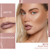 Oulac Matte Liquid Pink Lipstick For Women Pink Nude Long Lasting Lipstick Waterproof Lip Stain No Transfer Creamy High Pigmented Formula