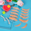 Permania 16 Piece Lash Lift Rods 3 In 1 Reusable Soft Eyelash Perm Curler For Lash Lift Kit With Silicone Plate Suitable For All Eye Shapes