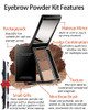 Eyebrow Powder Kit Waterproof Eye Brow Tinting Filler Palette Set For Women