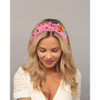 Yahpern Birthday Headband For Women Beaded It S My Birthday Knotted Headband Embellished Rhinestone Crystal Top Knot Headbands Crown Hair