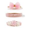 Oosaku Baby Girl Flower Headbands Set Elastic Floral Headbands 6Pcs Soft Nylon Hair Band For Newborn Toddler Hair Accessories Xkfd001