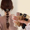Mdgfge Braided Telephone Wire Hair Bands New Phone Cord Straight Spiral Hair Ties No Crease Elastic Coils Multi Color Hair Scrunchies
