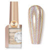 Bevimee Gold Glitter Nail Polish Holographic Iridescent Shimmer Nail Polish
