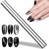 Vnjaoi Nail Magnet Tool Super Long Double Head Nail Magnet Pens Magnet Stick 3D Magnetic Cat Eye Gel Polish Nail Art For Diy 3D Magnetic