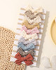 Doboi 10 Pack Baby Girl Headbands With Bows Soft Nylon Newborn Headbands