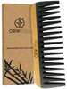 Orw Wide Tooth Comb Bamboo Detangling Comb For Curly Hair Wet And Dry Hair