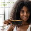 Orw Wide Tooth Comb Bamboo Detangling Comb For Curly Hair Wet And Dry Hair