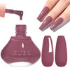 Cosmoo 12Ml Indian Rose Nail Polish Rose Red Quick Dry Nail Lacquer For Nail Art Varnish 0.41 Fl Oz